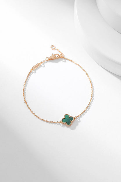 [⭐⭐JeweliWhal]CLOVER BRACELET MALACHITE 1 MOTIF