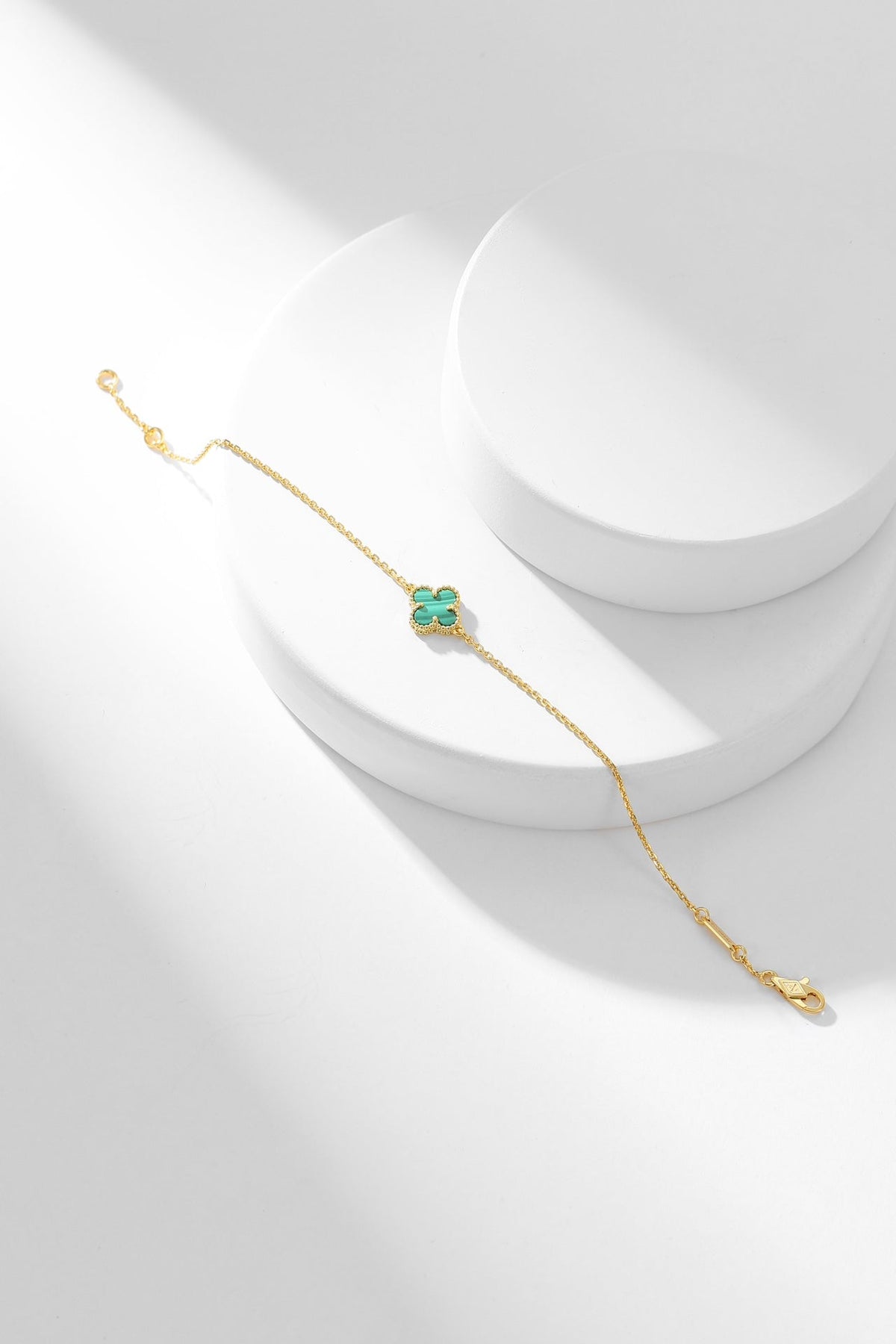 [⭐⭐JeweliWhal]CLOVER BRACELET MALACHITE 1 MOTIF