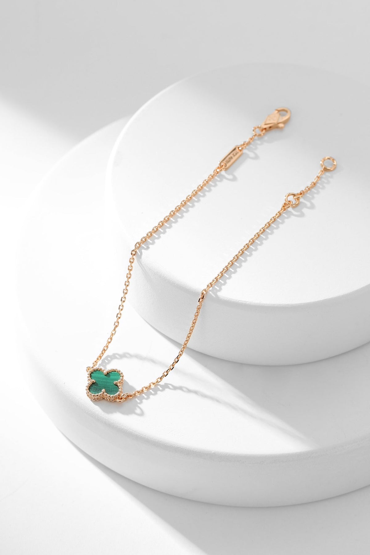 [⭐⭐JeweliWhal]CLOVER BRACELET MALACHITE 1 MOTIF