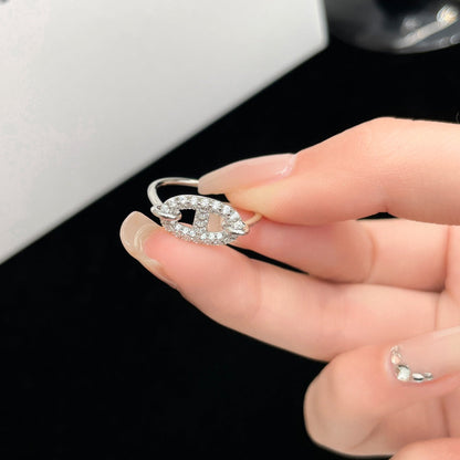 [⭐⭐JeweliWhal]RONDE SMALL SILVER DIAMOND RING