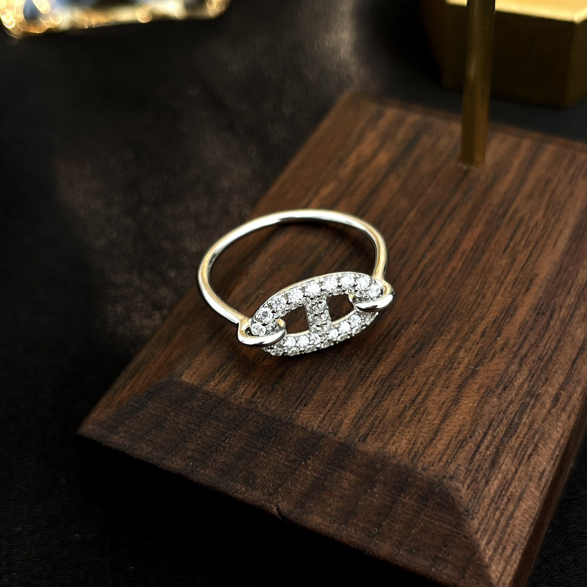 [⭐⭐JeweliWhal]RONDE SMALL SILVER DIAMOND RING