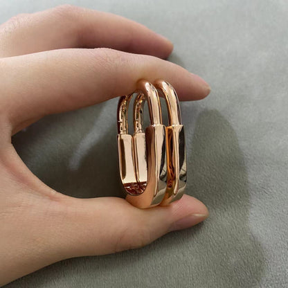 [JeweliWhal]LOCK MEDIUM EARRINGS