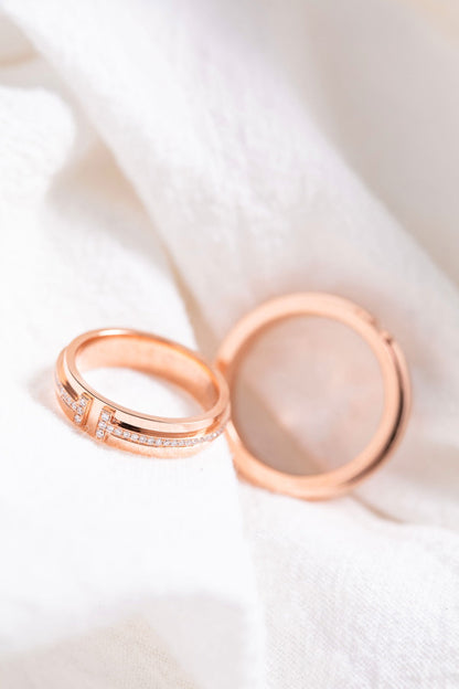 [JeweliWhal]T PINK GOLD RING