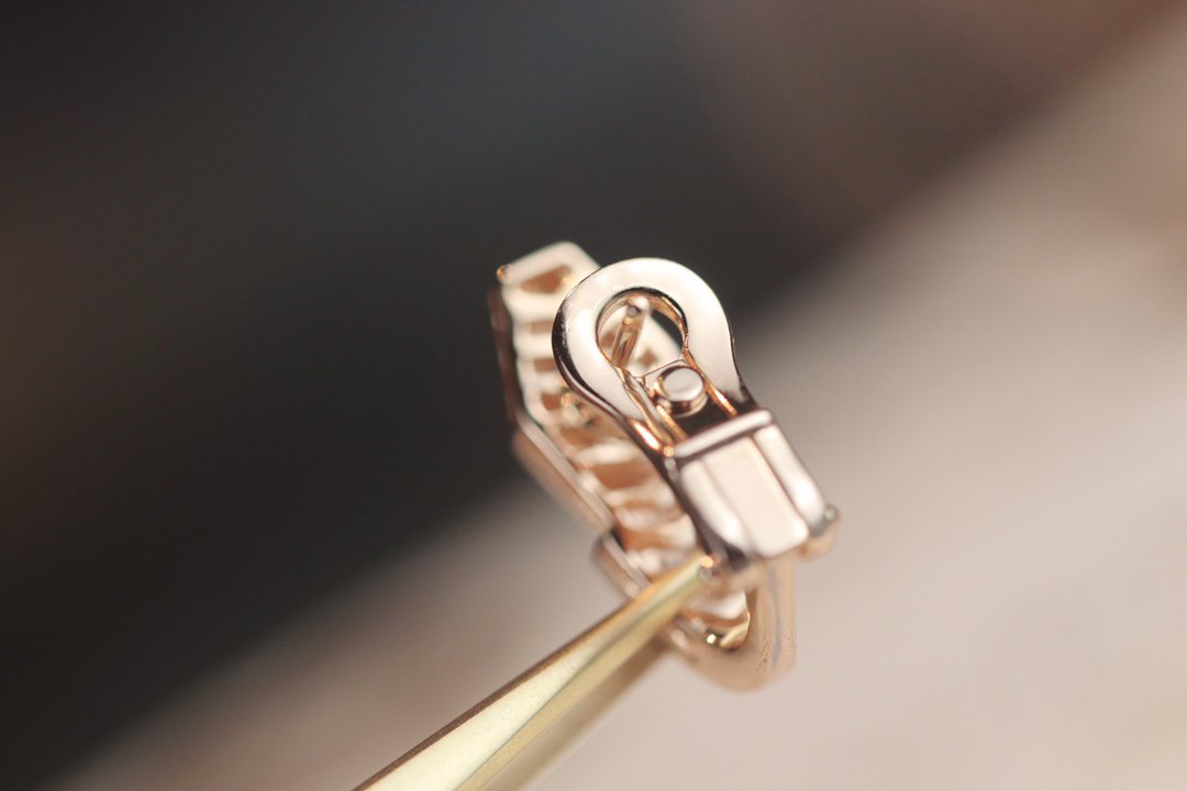 [⭐⭐JeweliWhal]SERPENT OHRRINGE AUS ROSÉGOLD MIT DIAMANTEN