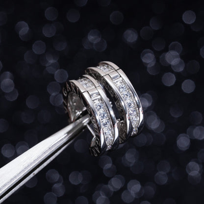 [⭐⭐JeweliWhal]ZERO 1 MINI SILVER DIAMOND EARRINGS