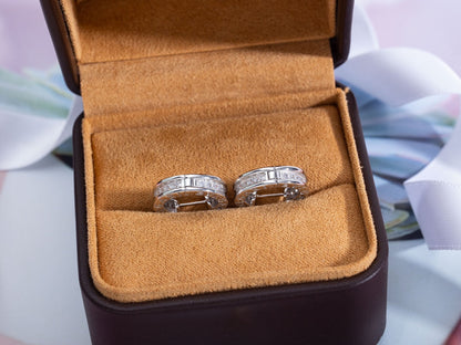[⭐⭐JeweliWhal]ZERO 1 MINI SILVER DIAMOND EARRINGS