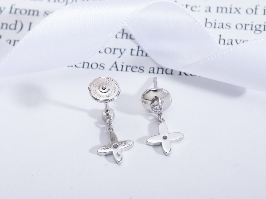 [⭐⭐JeweliWhal]VIDYLLE SILVER DIAMOND MINI DROP EARRINGS