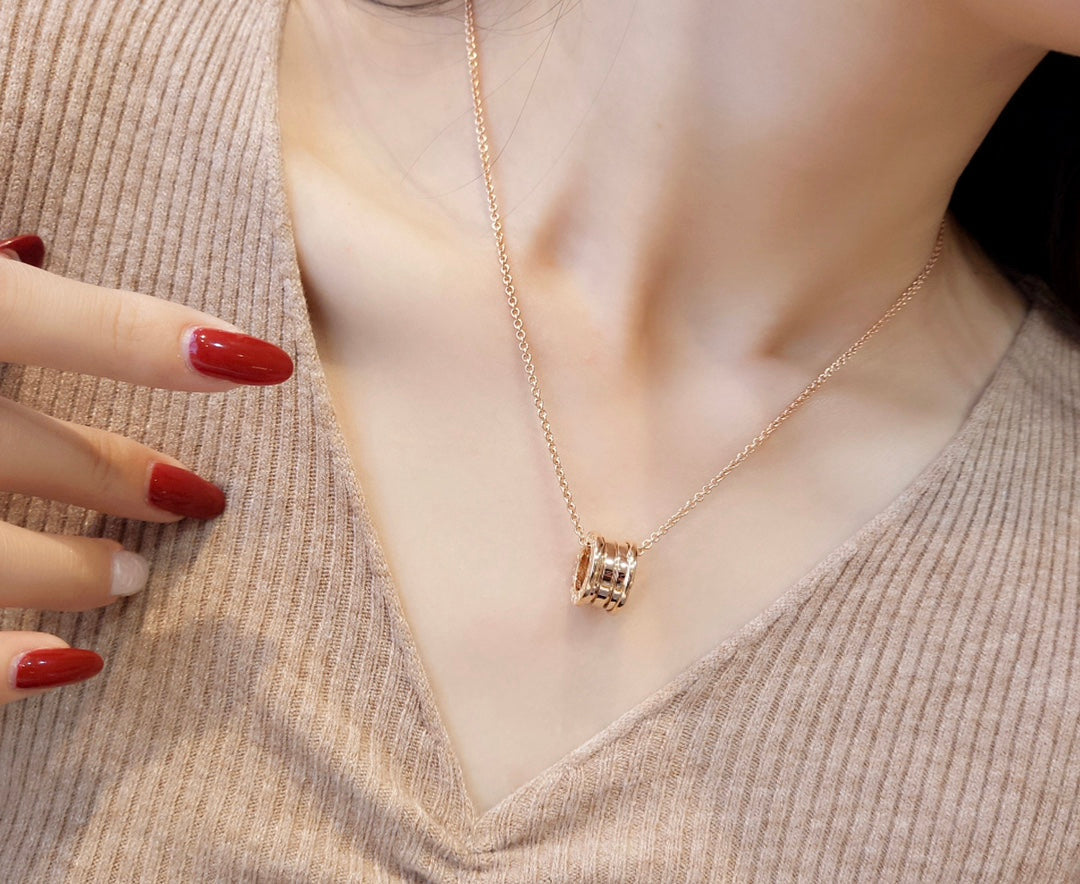 [⭐⭐JeweliWhal]ZERO 1 PINK GOLD NECKLACE