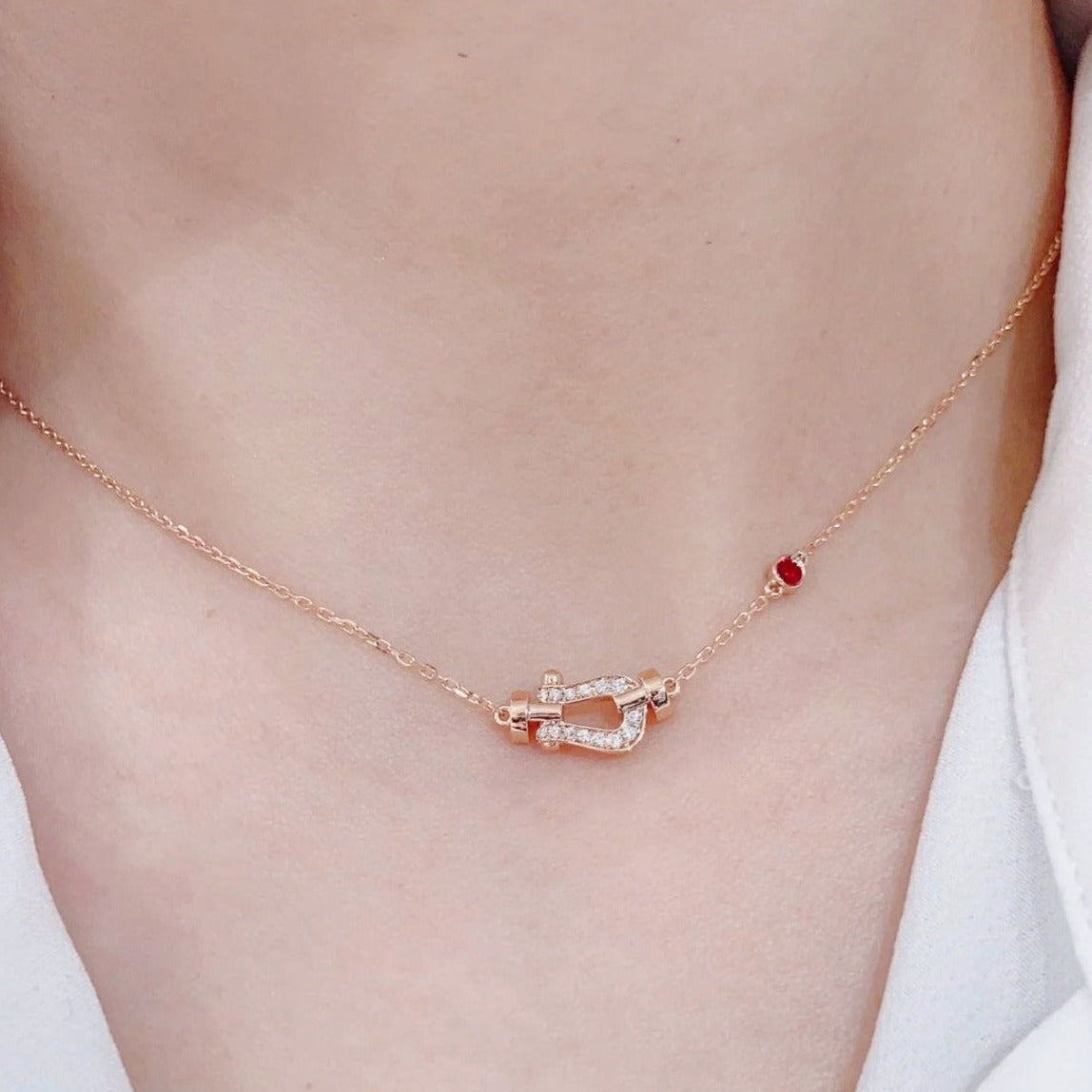 [⭐⭐JeweliWhal]FORCE 10 DIAMANT-HALSKETTE IN ROSÉGOLD