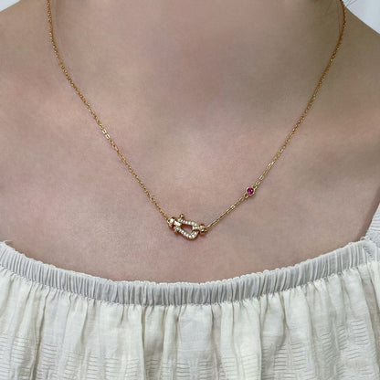 [⭐⭐JeweliWhal]FORCE 10 DIAMANT-HALSKETTE IN ROSÉGOLD