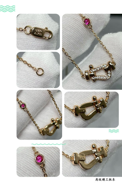 [⭐⭐JeweliWhal]FORCE 10 DIAMANT-HALSKETTE IN ROSÉGOLD