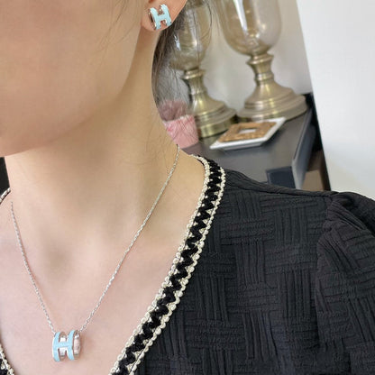[⭐⭐JeweliWhal]POP H SKY BLUE NECKLACE