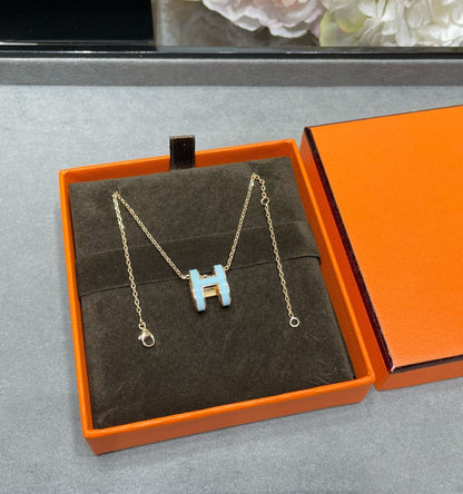 [⭐⭐JeweliWhal]POP H SKY BLUE NECKLACE