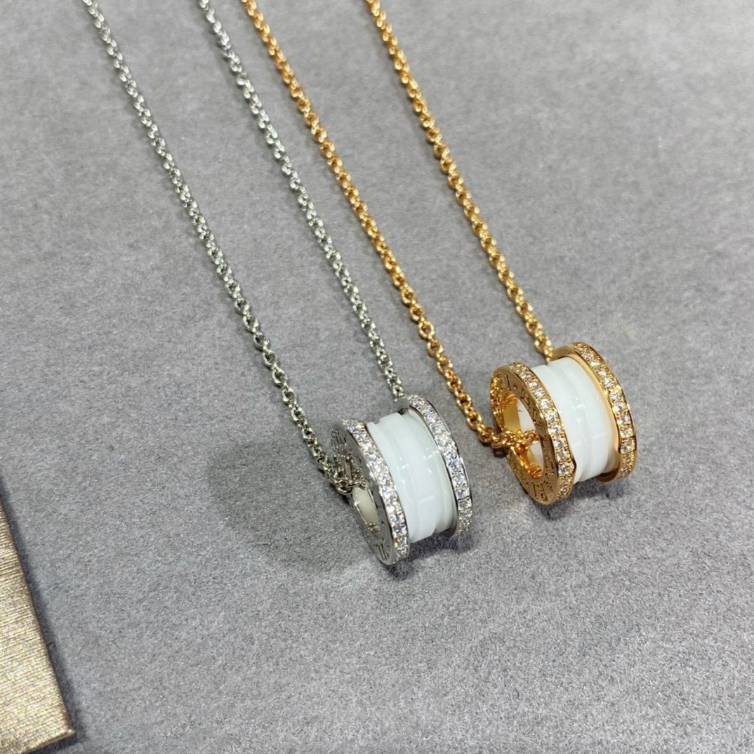 [⭐⭐JeweliWhal]ZERO 1 DIAMOND CERAMIC NECKLACE