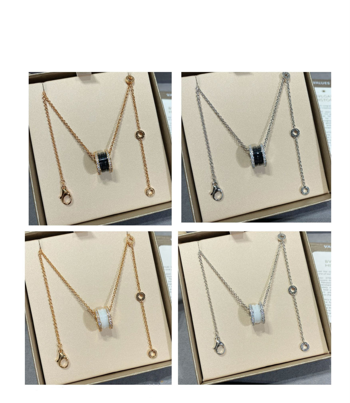 [⭐⭐JeweliWhal]ZERO 1 DIAMOND CERAMIC NECKLACE