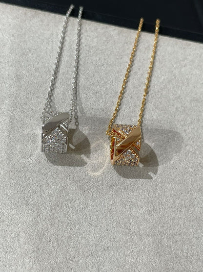 [⭐⭐JeweliWhal]LIENS EVIDENCE DIAMOND PAVED NECKLACE