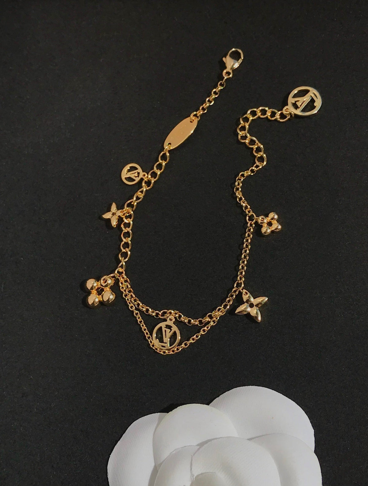 [⭐⭐JeweliWhal]BLOOMING PINK GOLD MOP BRACELET