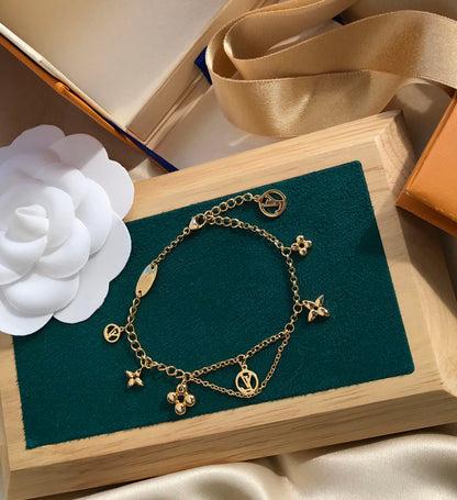 [⭐⭐JeweliWhal]BLOOMING PINK GOLD MOP BRACELET