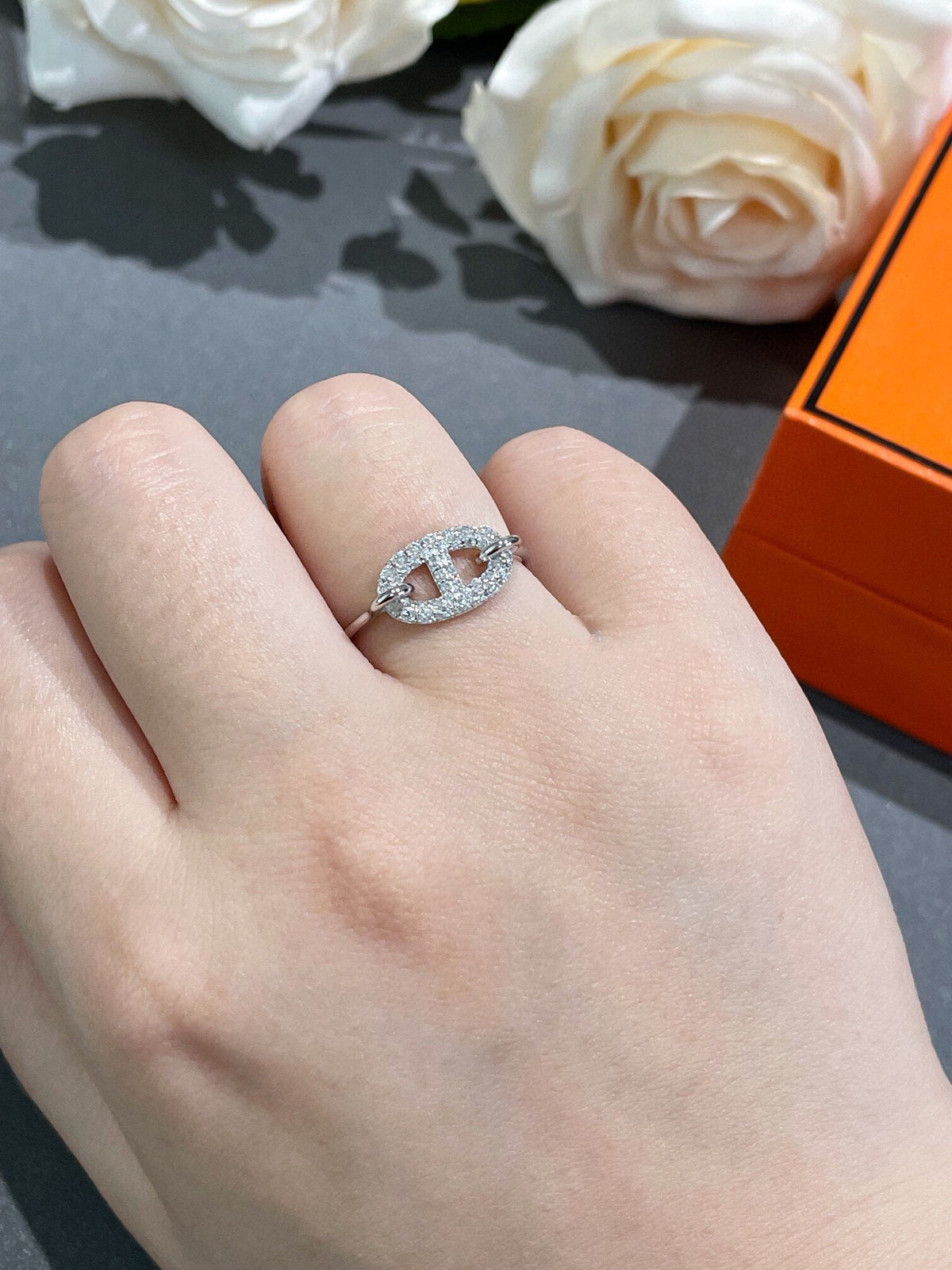 [⭐⭐JeweliWhal]RONDE SMALL DIAMOND RING