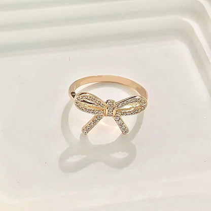 [JeweliWhal]TWIST BOW RING