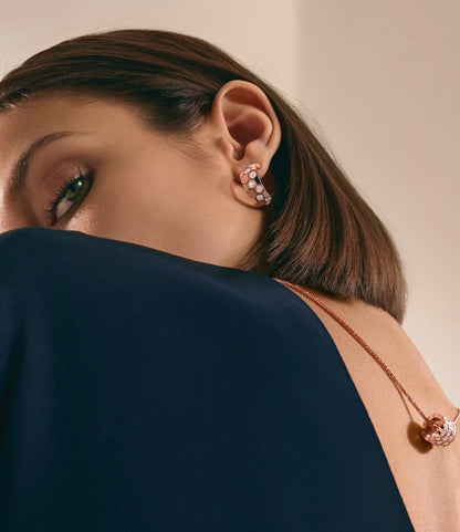 [⭐⭐JeweliWhal]BEE LOVE DIAMOND HOOP EARRINGS
