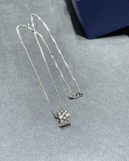 [⭐⭐JeweliWhal]BEE LOVE MIT DIAMANTEN BESETZTE 3-REIHIGE HALSKETTE