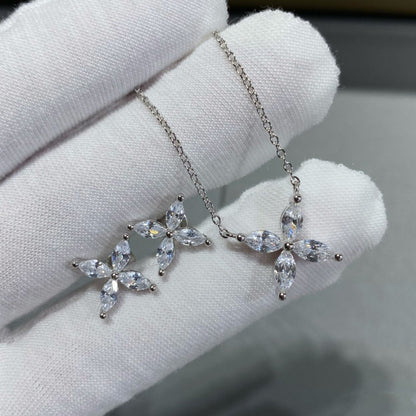 [JeweliWhal]VICTORIA SILVER DIAMOND STUD MINI EARRINGS