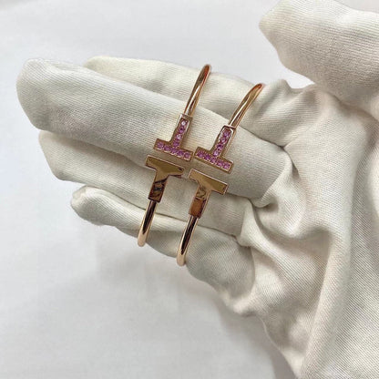 [JeweliWhal]T PINK GOLD PINK DIAMOND BRACELET