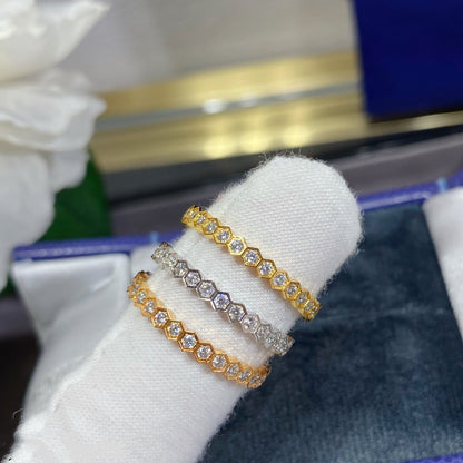 [⭐⭐JeweliWhal] KLEINER RING MIT BIENEN-DIAMANT-PAVÉ