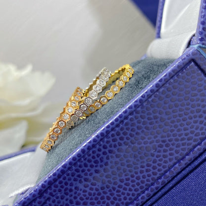[⭐⭐JeweliWhal] KLEINER RING MIT BIENEN-DIAMANT-PAVÉ
