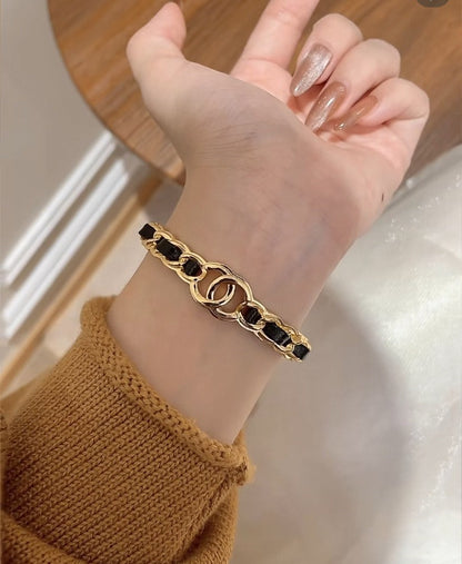 [⭐⭐JeweliWhal]Double C Open Bangle