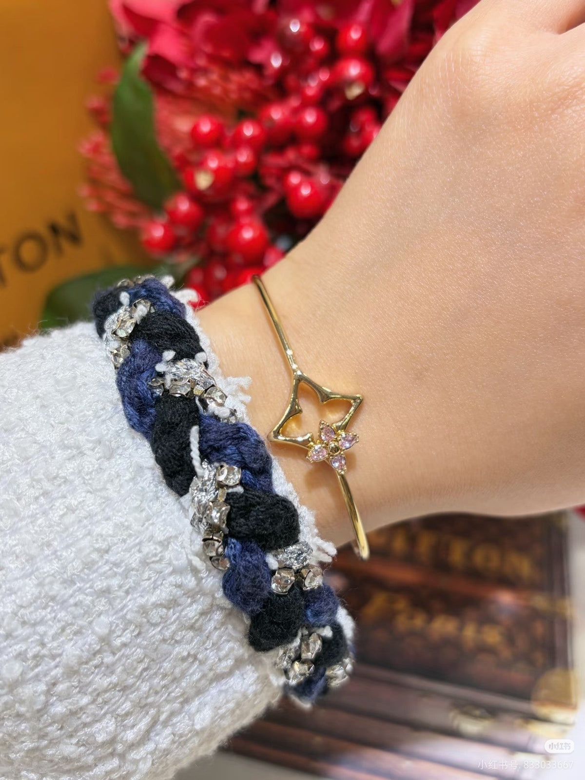 [⭐⭐JeweliWhal]Rosa Diamantarmband