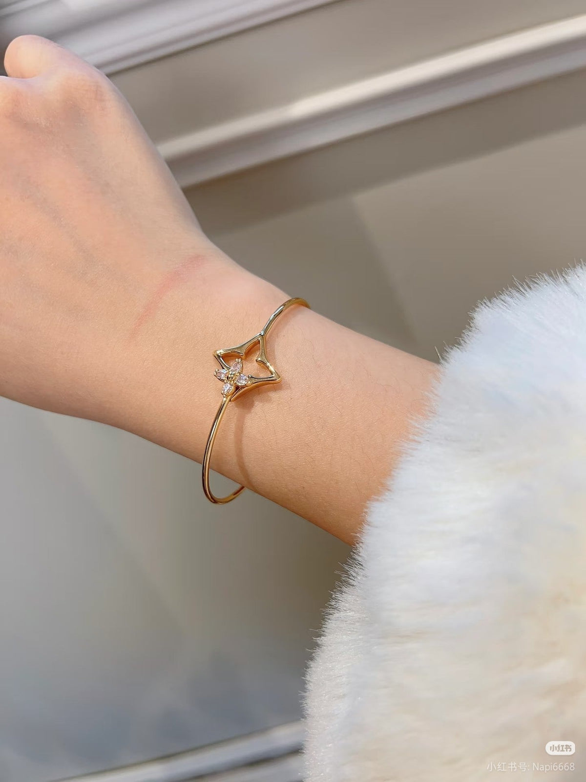 [⭐⭐JeweliWhal]Rosa Diamantarmband