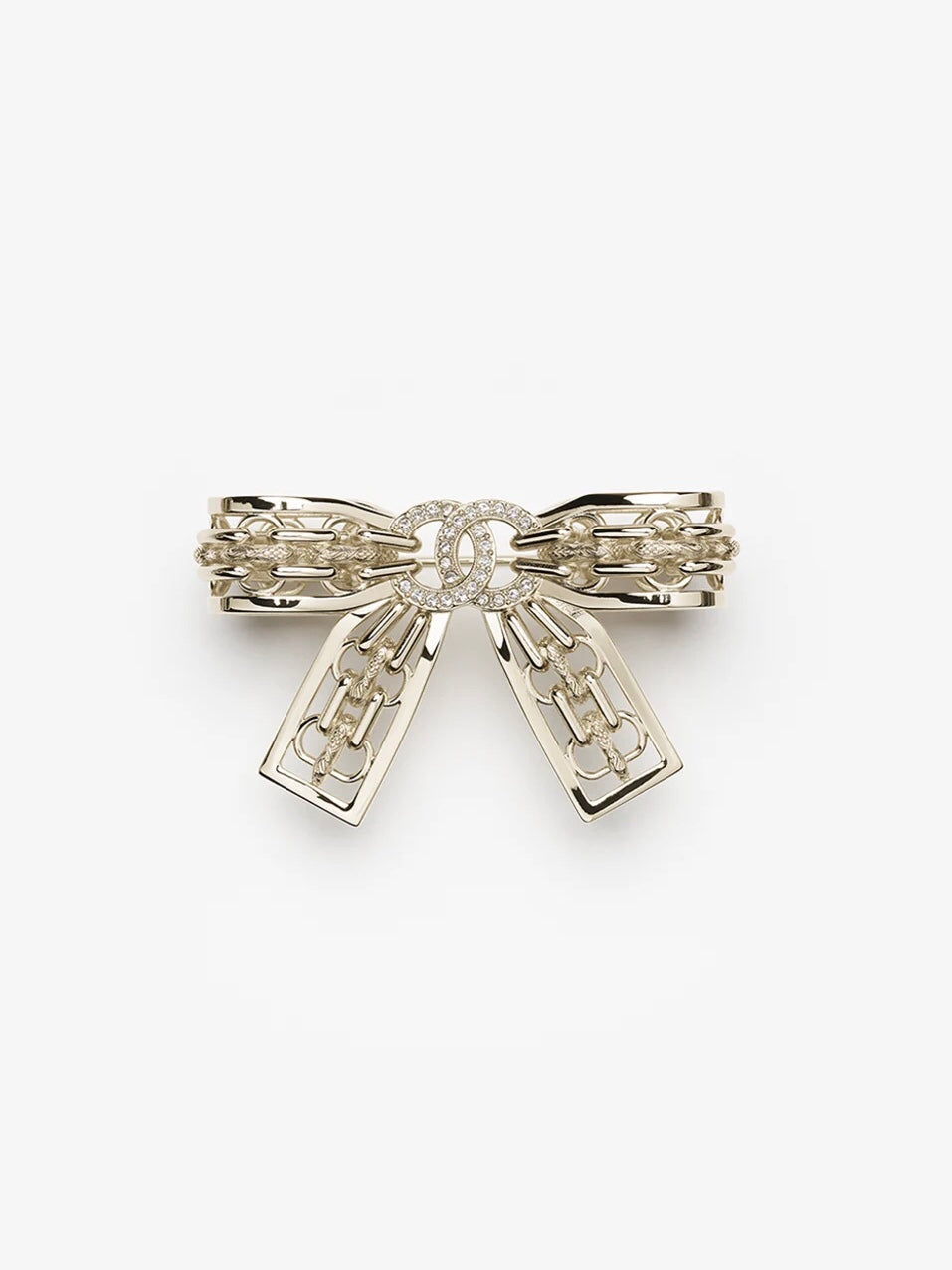 [⭐⭐JeweliWhal]25K Hollow Bow Brooch