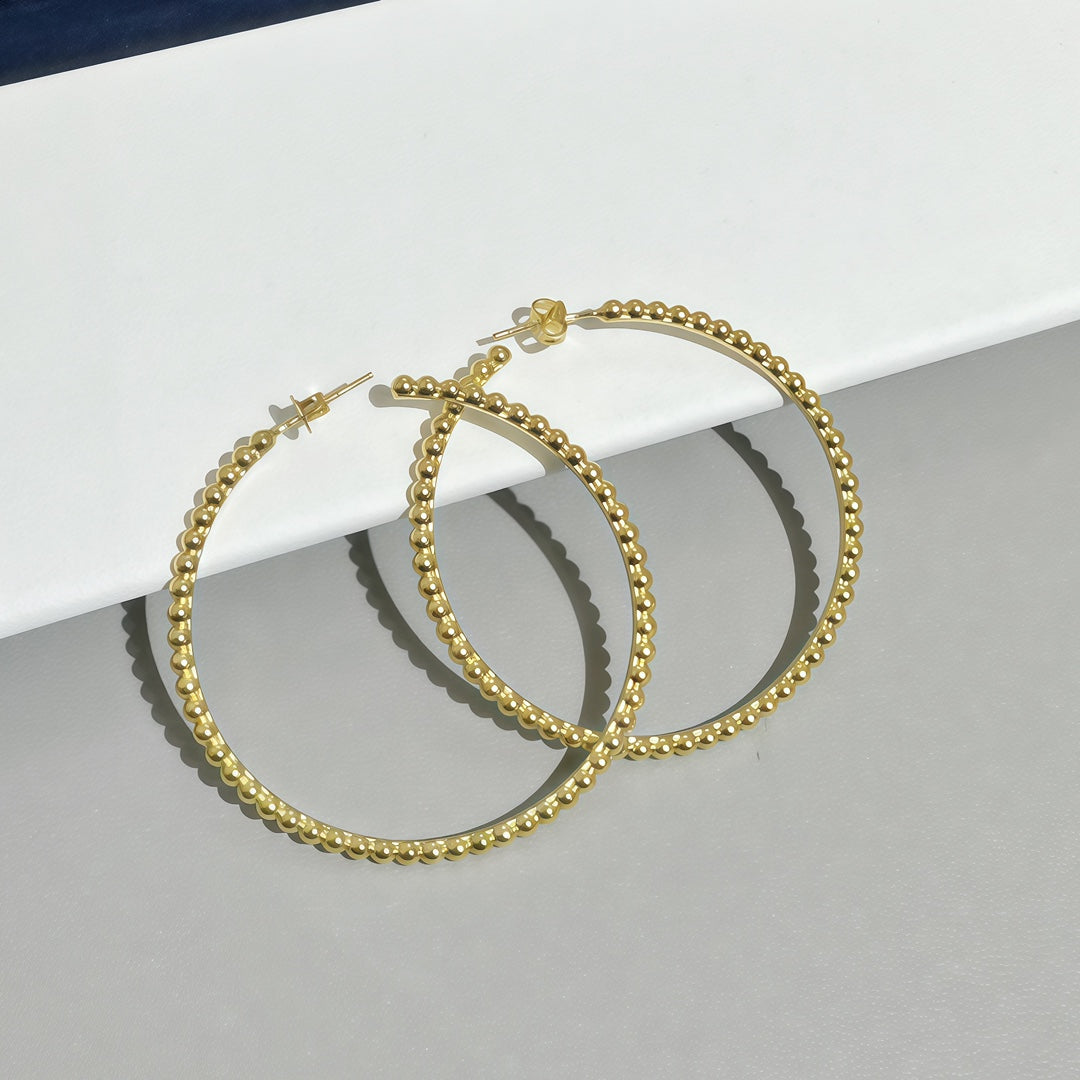 [⭐⭐JeweliWhal]SMOOTH BEAD STUD EARRINGS