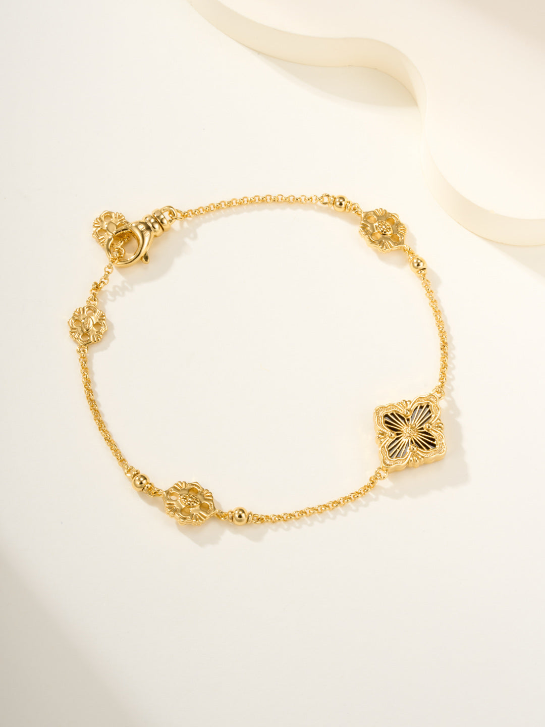 [⭐⭐JeweliWhal]B.C.L ENAMELED One-Flower Bracelet（Various Colors)