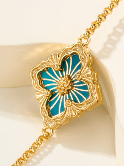 [⭐⭐JeweliWhal]B.C.L ENAMELED One-Flower Bracelet（Various Colors)