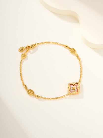 [⭐⭐JeweliWhal]B.C.L ENAMELED One-Flower Bracelet（Various Colors)