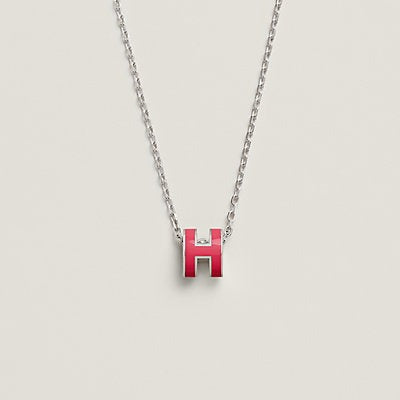 [⭐⭐JeweliWhal]H NECKLACE PINK
