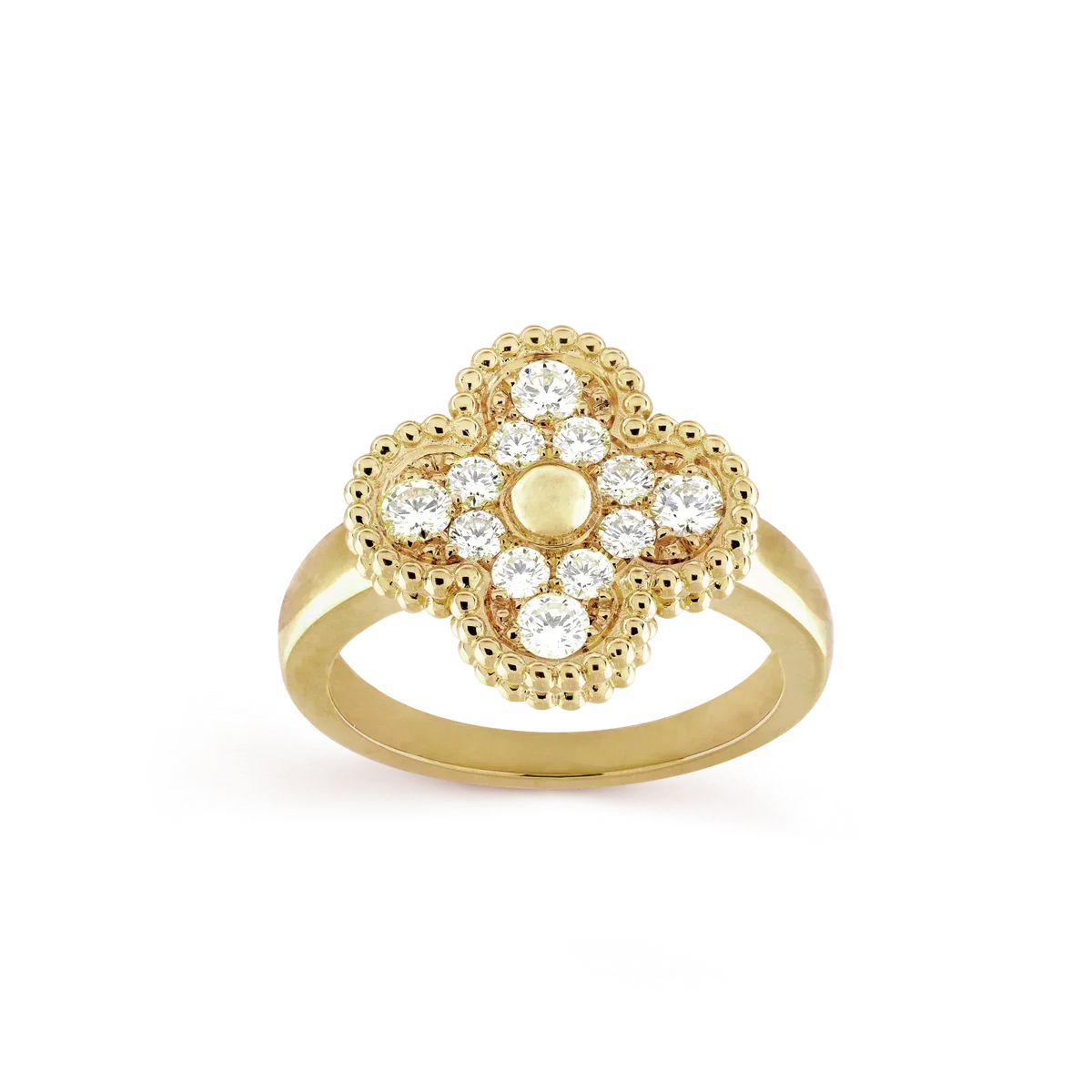 [⭐⭐JeweliWhal]CLOVER DIAMOND RING
