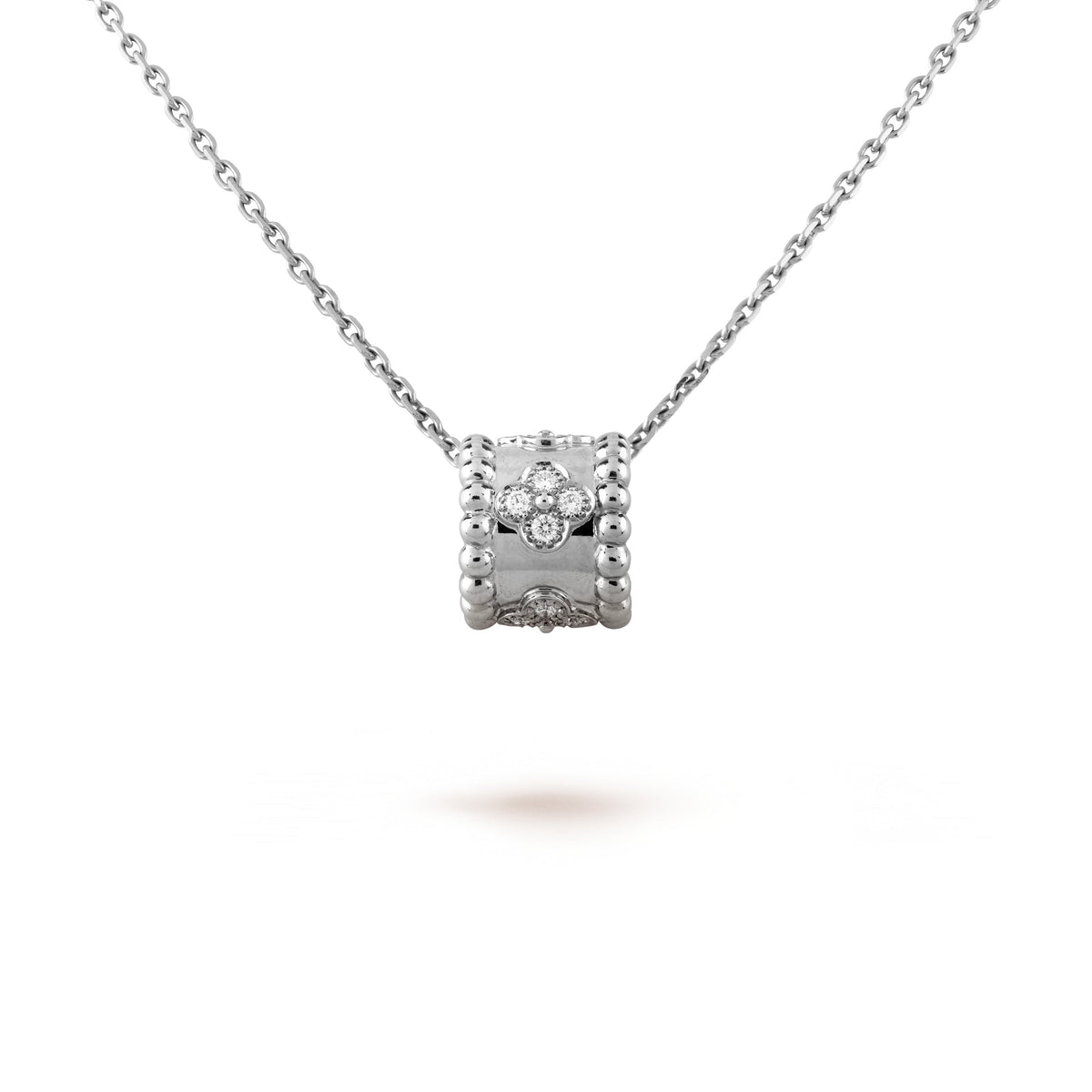 [⭐⭐JeweliWhal]PERLEE ANHÄNGER SILBER DIAMANT-HALSKETTE
