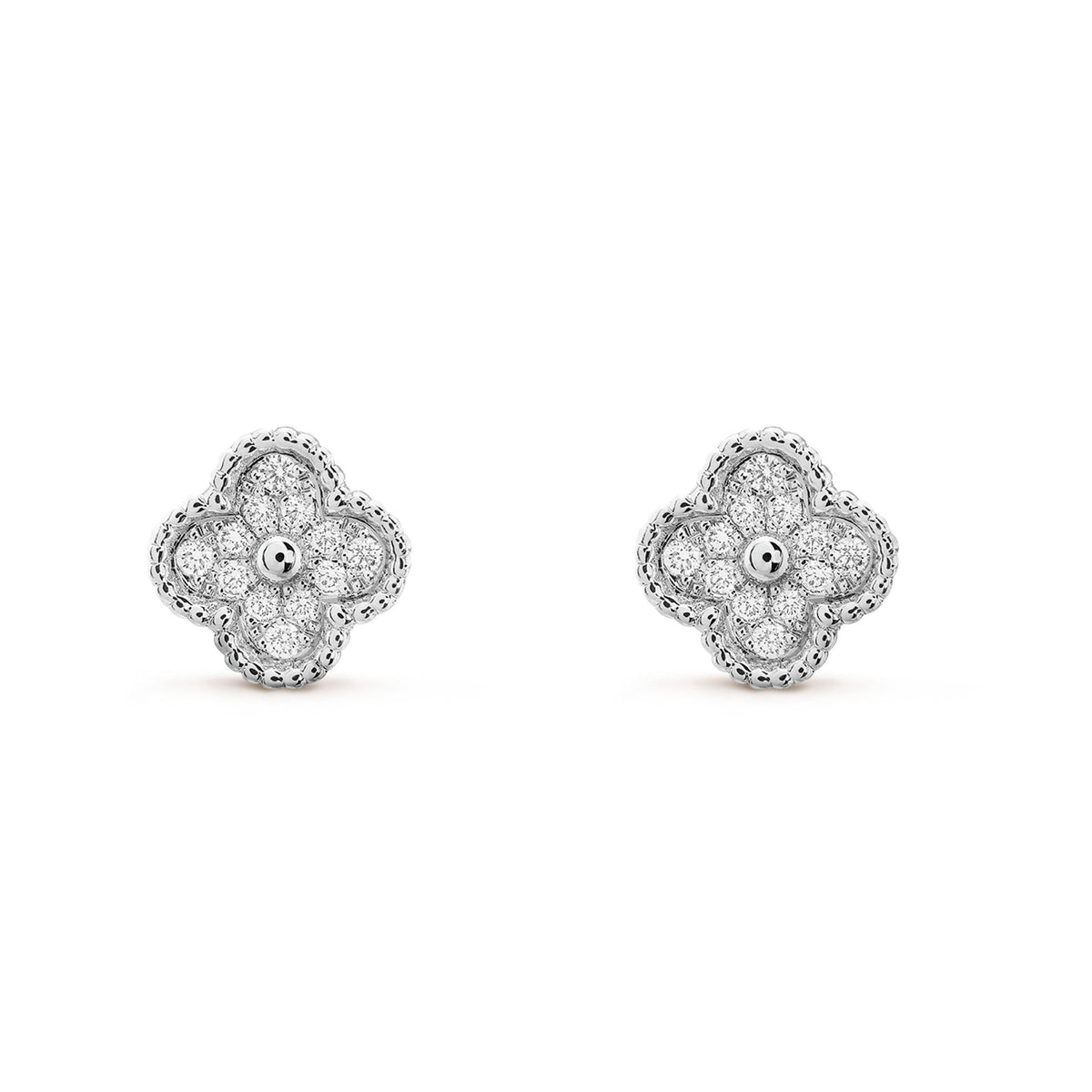 [⭐⭐JeweliWhal]CLOVER MINI DIAMANT-OHRSTECKER