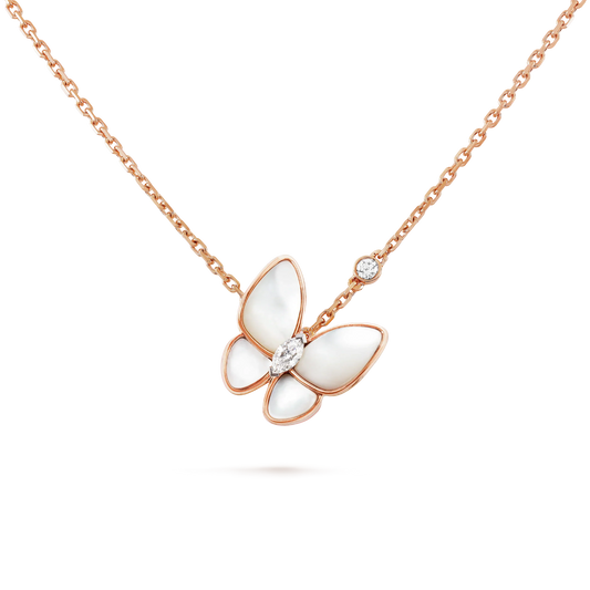 [⭐⭐JeweliWhal]BUTTERFLY MOP DIAMOND NECKLACE