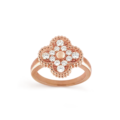 [⭐⭐JeweliWhal]CLOVER DIAMOND RING