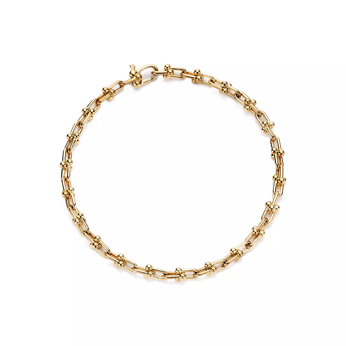 [JeweliWhal]HARDWEAR MICRO LINK 44 MOTIF GOLD BRACELET