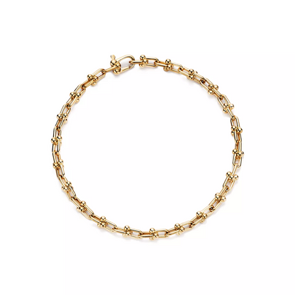 [JeweliWhal]HARDWEAR MICRO LINK 44 MOTIF GOLD BRACELET