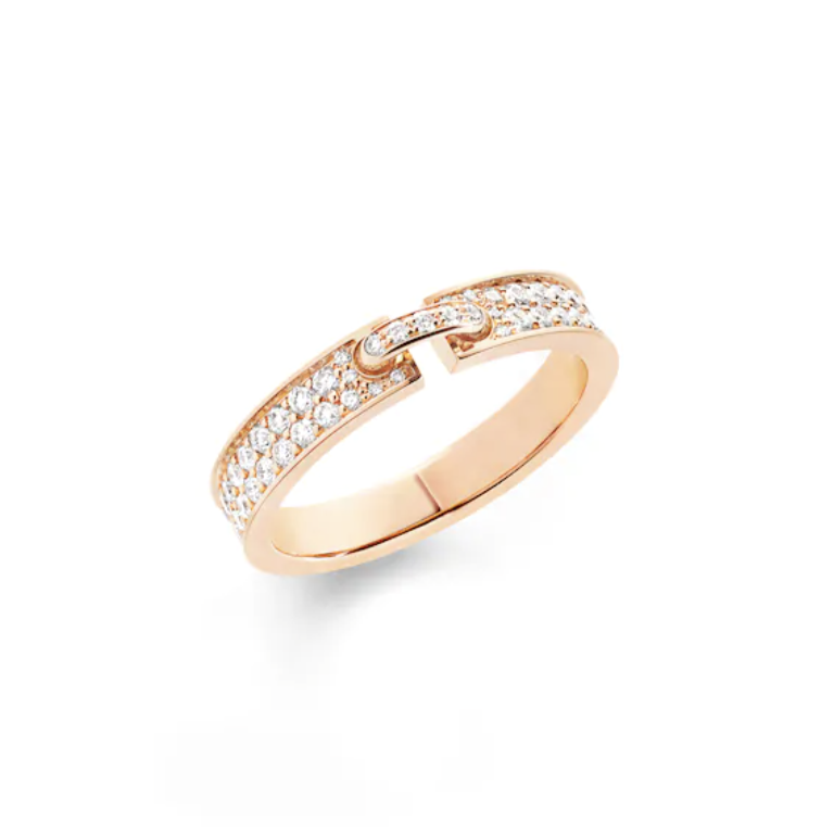 [⭐⭐JeweliWhal]ALLIANCE LIENS VIDENCE PAVED DIAMOND 4MM RING