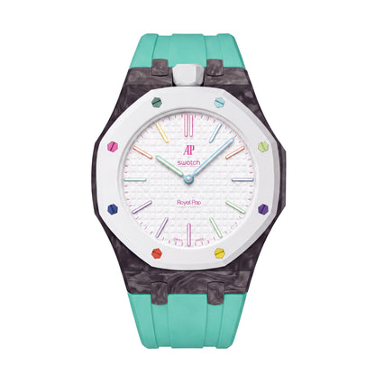 Royal Oak Pop Exclusive Gehäuse aus Karbonfaser & Silikonarmband