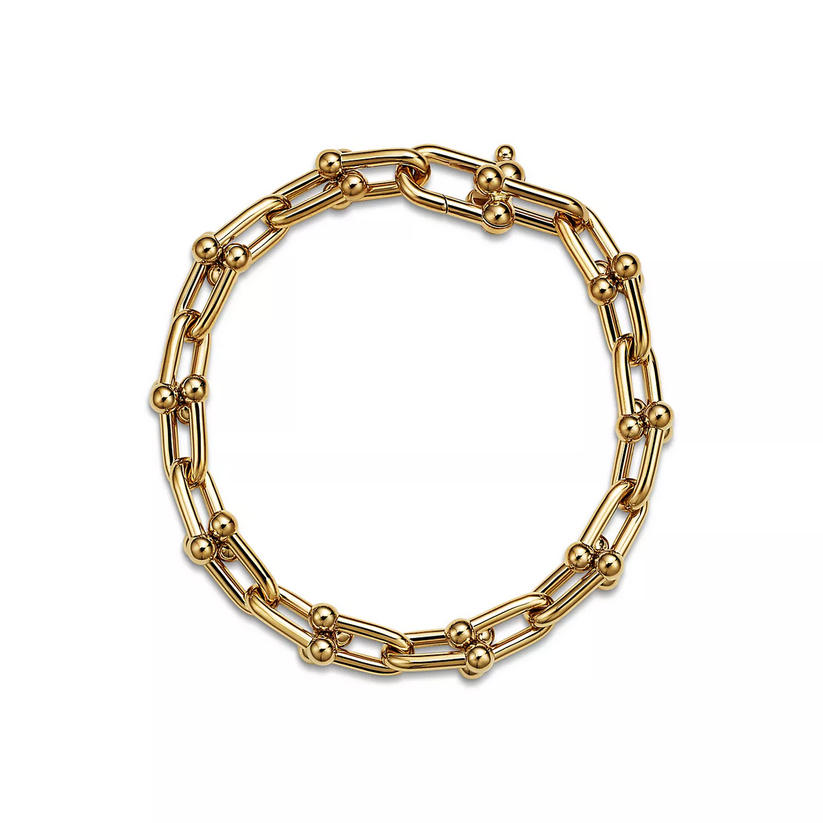 [JeweliWhal]HARDWEAR MEDIUM LINK 20 MOTIF GOLD BRACELET