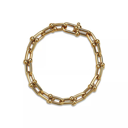 [JeweliWhal]HARDWEAR MEDIUM LINK 20 MOTIF GOLD BRACELET